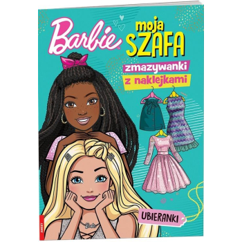 Barbie. Moja szafa. Zmazywanki z naklejkami